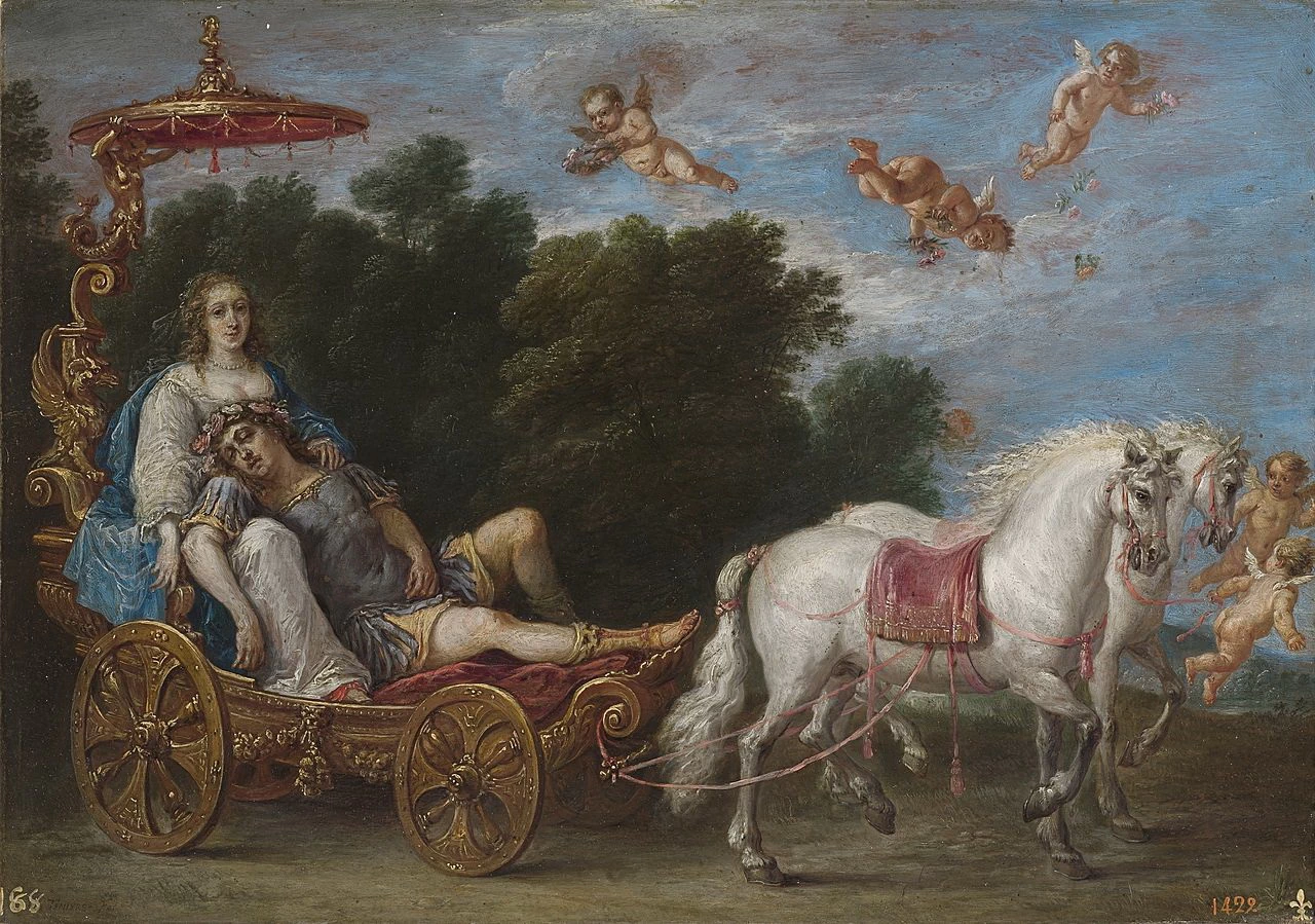 Reinaldo portato in sogno alle Isole Fortunate - Museo del Prado